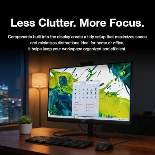 Acer Aspire C27 All-in-One Desktop, 27" IPS FHD, Ryzen 5 7430U — view 3