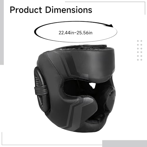 Casco de boxeo regulable de 57 a 65 cm para evitar lesiones en cabeza 3