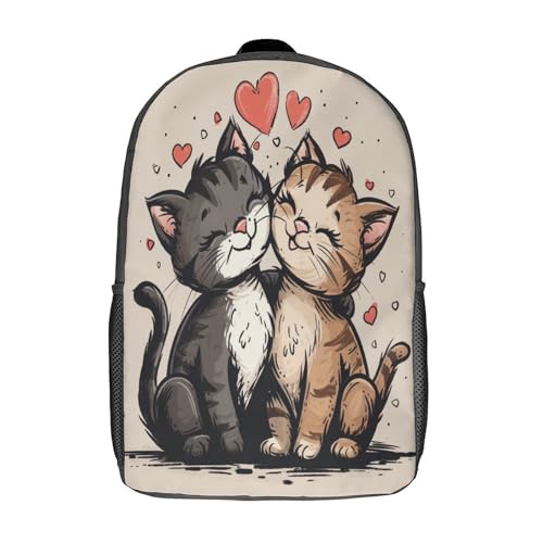 Sac à dos pour filles école primaire lunch box style chat