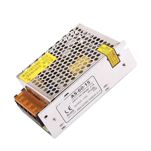 Alimentation à découpage 15V 50W AS-50-15 compacte 3.4A