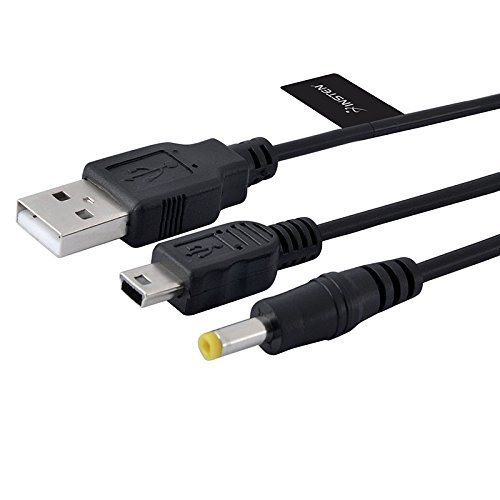 Ce Compass 2In1 Usb Dc Power Charger & Data Trabsfer Cable For Sony Psp 1000 2000 #TOP4