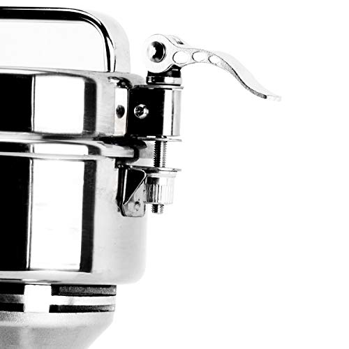 Homend High Speed 150g Electric Grain Mill Grinder Powder Machine Spice Herb Grinder 850W 70-300 Mesh 28000RPM Stainless Steel Commercial Grade for Kitchen Herb Spice Pepper Coffee (150g)