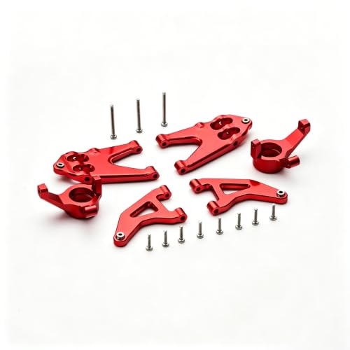 Image of Titanium Red Aluminum Alloy CNC Front Suspension for 1 /32 Orlandoo Hunter OH32X02 RC Car Upgrade Parts
