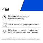 HP LaserJet Pro 4001dw Wireless Black & White Printer, Best-for-Office (2Z601F) - Image 2