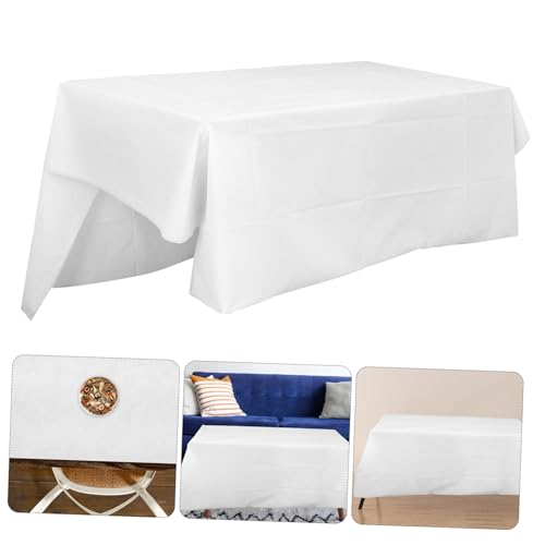 Nappe pour fête et réception nappage blanc élégant de grande table de banquet - 7