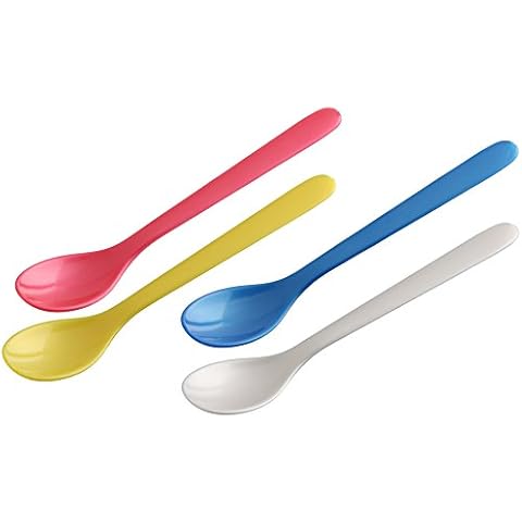 FACKELMANN 41510-Fackelmann 6 Eierlöffel, Frühstückslöffel, 14 cm, Farblich sortiert Cover