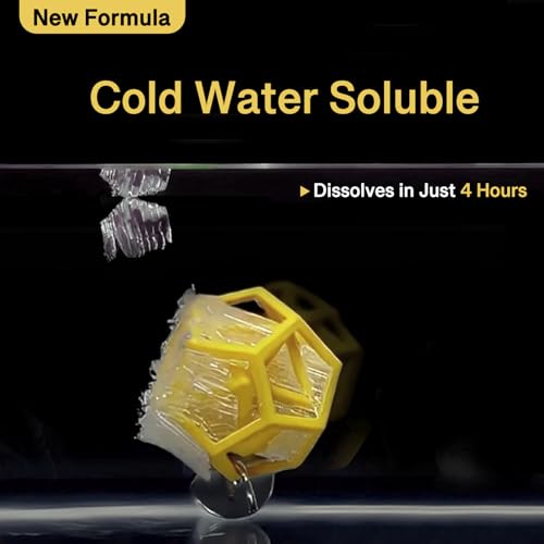 Image of YXPOLYER PVA Filament 3D Printing Support Filament 500g 1.75mm Easy and Fast Dissolvable Water Soluale, Support Material for PLA, ABS, PETG,TPU