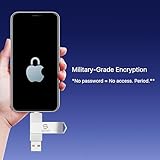 Genuine Apple MFi Certified 128GB iPhone Photo Stick - Real Capacity - encrypted Auto Backup Flash Drive for iPhone iPad Photos Videos Contacts Thumb Drive for iPhone-External-Storage iPad-USB-Memory - Image 9