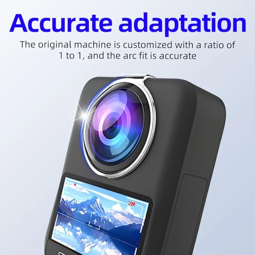 Image of Yantralay Lens Guard Compatible with DJI Osmo 360 Camera - Waterproof Dustproof Snap-On Lens Protective Cover, Easy Installation, Osm o Action 360 Accessories