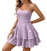 BNGD Women's Backless Bow Tie Spaghetti Strap Mini Dress Sexy Club Party Dresses