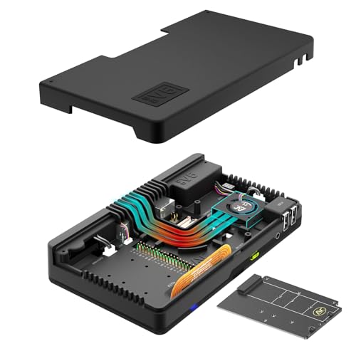 Argon ONE V5 M.2 NVMe Case for Raspberry Pi 5 - Dual HDMI DAC Cooling