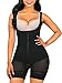 Produktbild SHAPERX Bodysuit Body Shaper Fajas Colombianas Abnehmen Kontrolle Figurformender Formende Bodys Taillenformer Shapewear für Damen mit Haken, UK-DT7199-Black-M