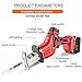 Ggkoier Bone Saw Cordless Professional Butcher Reciprocating Saw - Battery Powered Electric Bone Saw for Commercial and Home Use,battery