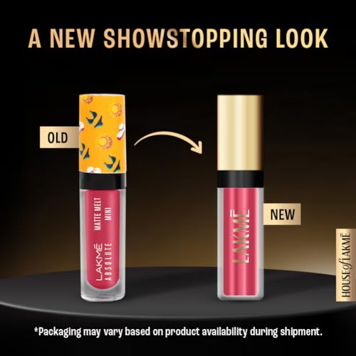 Image of Lakme Cushion Matte Lipstick, Red Wine, Long Lasting, Comfortable Velvet Matte Finish - Waterproof, Non Drying, Creamy Matte Bullet Lipstick, 4.5 g