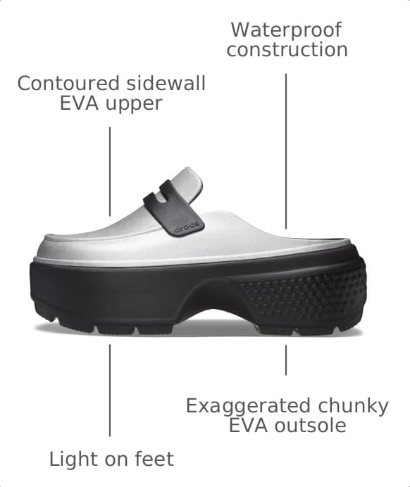 Image of Crocs Stomp Loafers | Casual Shoes