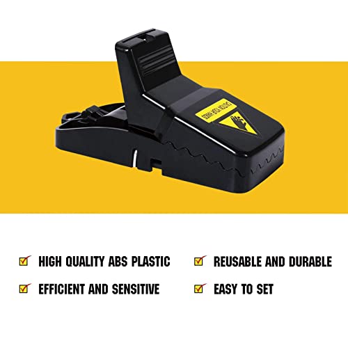 Uskich Mouse Traps,Mice Traps For House,Small Rat Traps That Work,Mice Killer Indoor Mouse Snap Traps No See Kill Mousetraps Quick Effective Mouse Catcher For Family And Pet-20 Pack thumb #2
