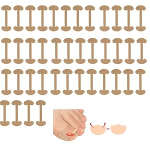 Priaora 40 PCS Ingrown Toenail Corrector Stickers Breathable Self-Adhesive Elastic Toenail Correction Patch for Toenail Treatment Fingernail Care Protect Toe Nail Thick Nails Uneven with (K85-40)