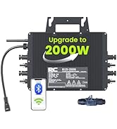 Micro Inverter Fotovoltaico 2000W RC - Input 26-60V, MPPT, WiFi, Per Impianti Balcone - Foto 3