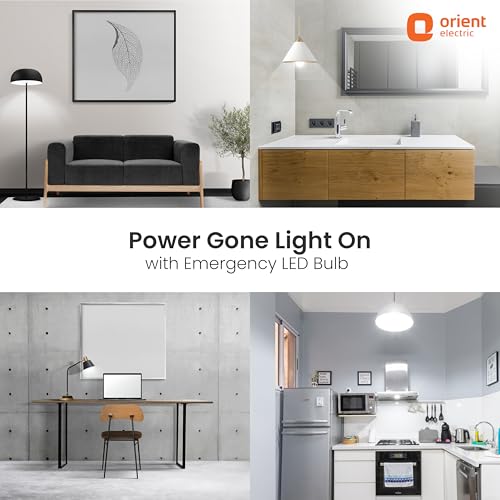 Image of Orient Electric 12W Rechargeable Emergency LED bulb| Inverter Bulb for home | Up to 4 kV surge protection| 6500K, Cool White, B22d base| Over charging Protection| Pack of 3