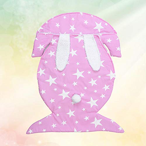 TOYANDONA 1 pç Saco de dormir para bebês em forma de coelho, saco de dormir de pelúcia respirável pa