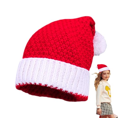 Gorro suave y cálido de punto navideño para el frío exterior
