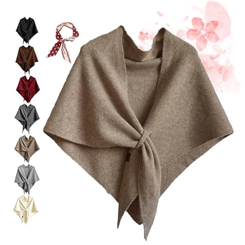 2025 New Pashmina Wraps for Women, Elegant Knitted Shawls and Wraps, Cardigan Cape Wool, Cashmere Shoulder Top Scarf