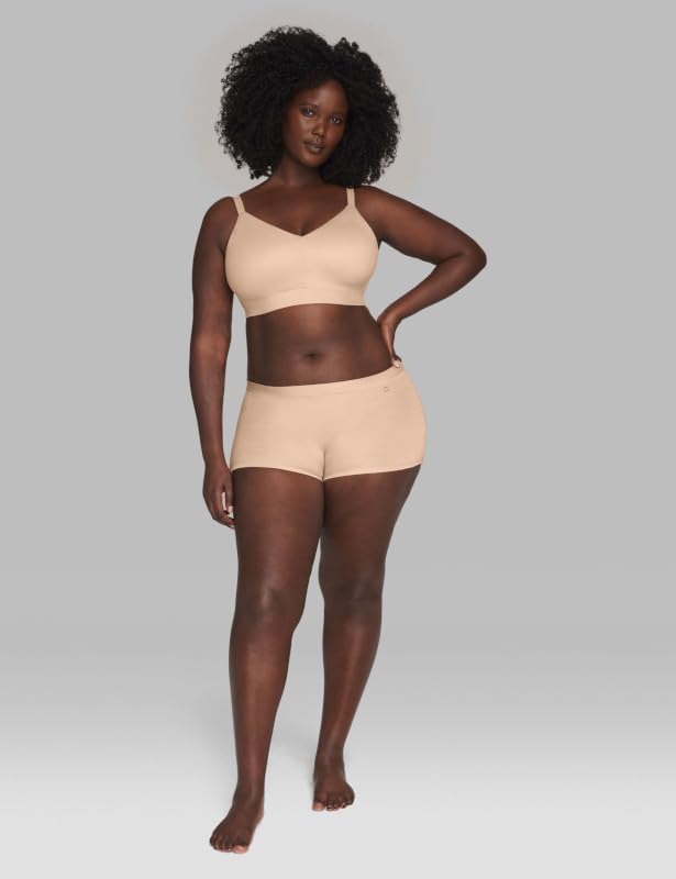 Tommy John Women's Underwear, Boyshort Panties, Second Skin Fabric, Full Coverage, Seamless Panties, 3-Pack - Image 7