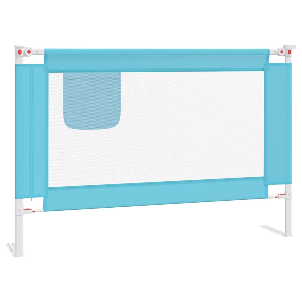 Generisch Kleinkind-Bettschutzgitter Blau 100x25 cm Stoff,Baby & Kleinkind,Babysicherheit,Baby-Bettschutzgitter,10208