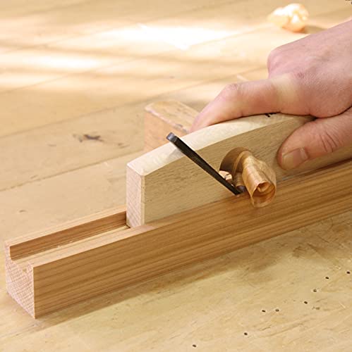 KAKURI Router Plane Handheld 15mm (19/32"), Japanese Hand Plane KANNA Woodworking Groove Making Tool, Razor Sharp Japanese Steel Blade & Oak Body, Made in JAPAN - Image 2
