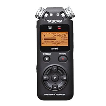 Gravador Digital Portátil Tascam DR-05 com Memória de 2 GB