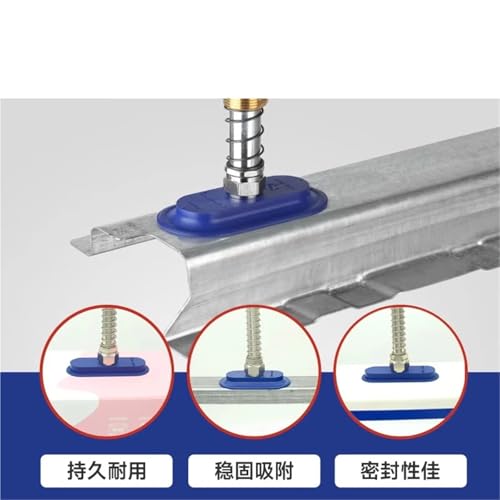 Ventosa de succión industrial de silicona resistente para manipulación automatizada 5