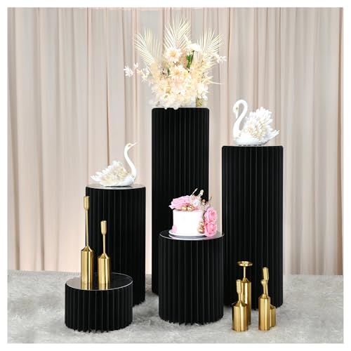 Colonne romaine en papier pliable pour optimiser l'espace buffet