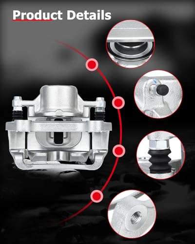 Image of cciyu 18B5271 Front Right Brake Caliper With Bracket For Buick For Allure /For Cascada /For LaCrosse /For Regal,For Chevy For Equinox /For Impala /For Malibu,For GMC For Terrain