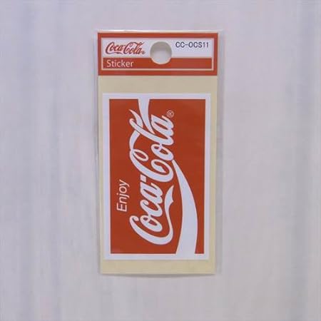 Amazon コカ コーラ ミニ ステッカー Coca Cola Cc Ocs11 ロゴリボン スクエア Coca Cola コカ コーラ ステッカー デカール 車 バイク