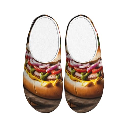 Pantoufles d'hiver douces EdWal avec motif amusant pour partager des instants chaleureux