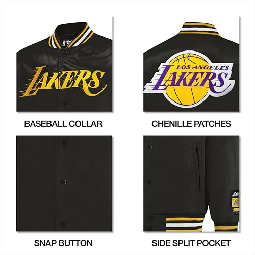 Veste satinée officielle NBA cadeau homme idée look sport chic - 5