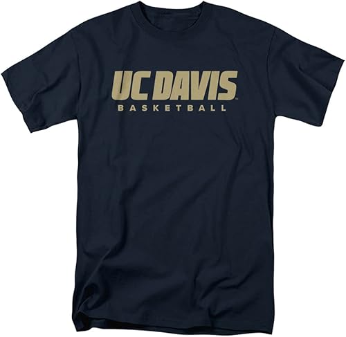 University of California Davis Official Basketball Unisex Adult T Shirt,Basketball, 2X-Large