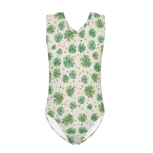 Image of Girls Fashion Print One Piece Swimsuit Bathing Suit Gymnastic Leotard for Kids, 5-14 Years