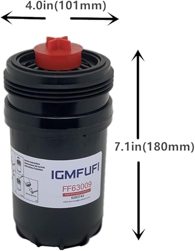 Miniatura 4 de FF63009 Filtro de combustible para motores diesel reemplaza 5303743, elemento FF63009 para FH22168