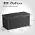 KFY 320 Gallon Waterproof Outdoor Storage Box, UV Resistant Resin Deck Box with Hydraulic Rod for Reinforced Stability, Perfect for Patio, Garden, and Pool, Black