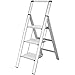DINGZXC Escalera, Escalera de Mano, Peldaños Plegables para el Hogar Taburete de Escalera Delgado Y Liviano Soporte para Niños Escalera Familiar de Tres Escalones Taburete Ensanchado/Diseño de Torn