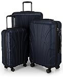 suitline – suitline - 3er Koffer-Set Trolley-Set Rollkoffer Hartschalen