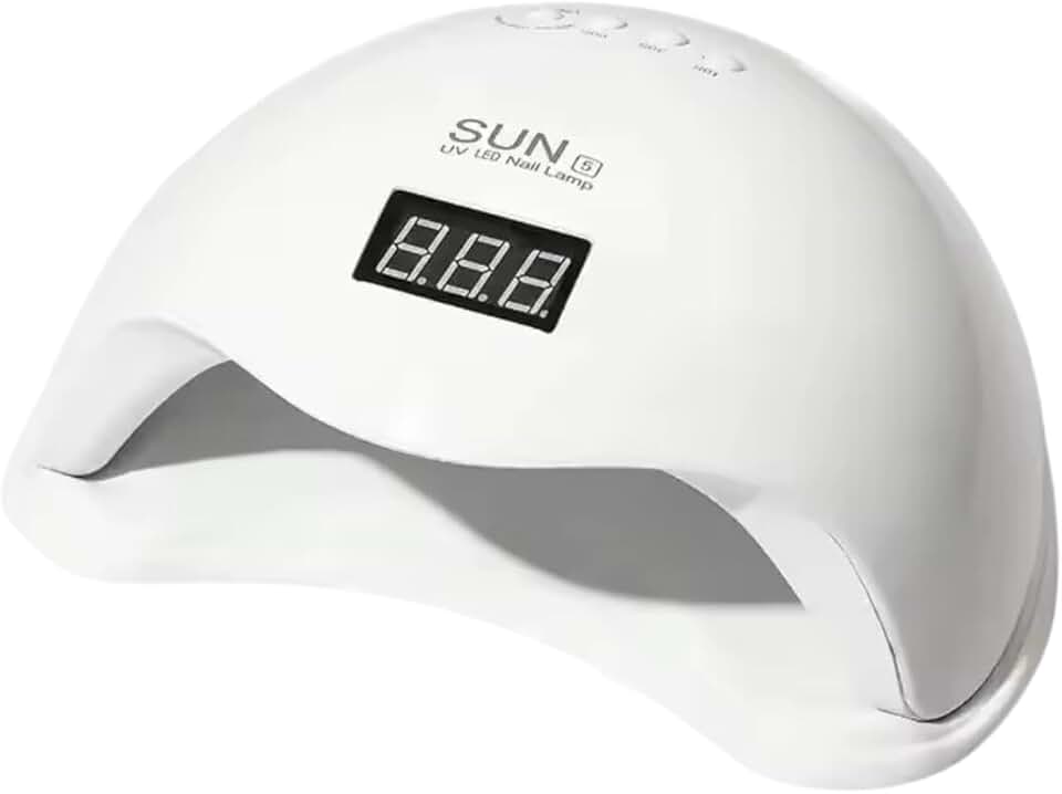 Cabine 48w Sun 5 UV LED Branca para Unhas de Gel Bivolts