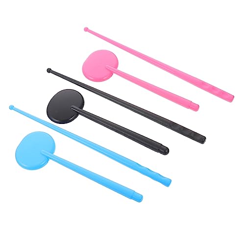 Healeved 2 Sets Eye Shield Vision Test Tool Eye Exam Eye Occluder Eyepatch Eye Exam Rod Eye Patch Tool Black Eye Mask Hand Pointers Handheld Eye Occluders Tool Blindfolds Eye Cup Abs