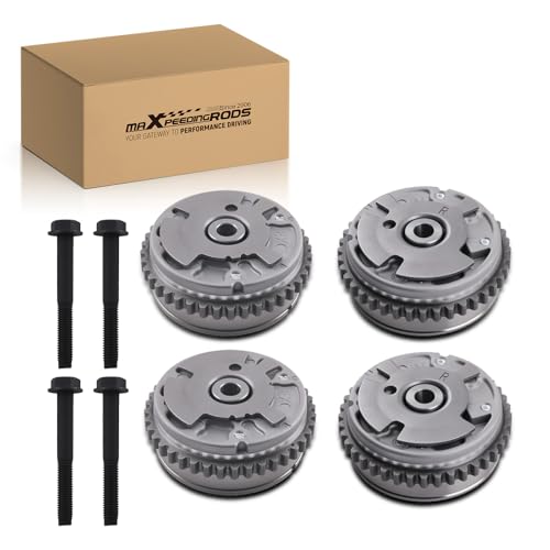 maXpeedingrods 4PCS Intake & Exhaust Cam Phaser Variable Valve Timing VVT Sprocket 12626160 12626161 12624464 Fit for Buick LaCrosse Enclave Allure V6 3.0L 3.6L for Cadillac Chevy GMC