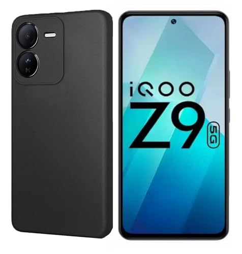 Image of Back Cover case Compatible for IQOO Z9 5G - Premium Matte Finish with Camera Protection