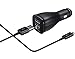 Samsung EP-LN920BBEGUS Fast Charge Dual-Port USB Car Charger - Retail Packaging,Black