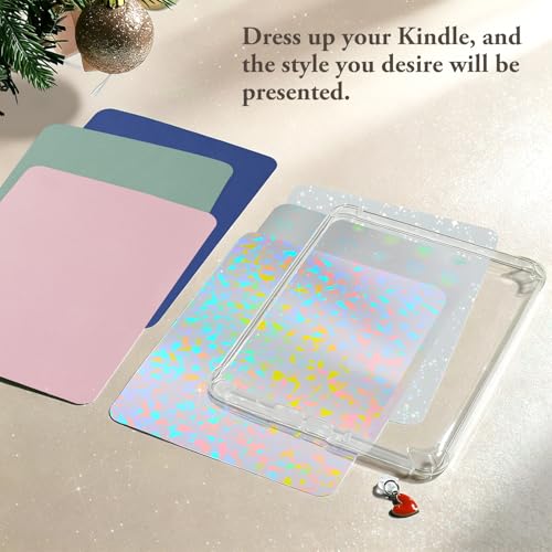 Image of CoBak Clear Case for All-New 7 inch E-Readers - with 6 Pcs Inserts Cardstock Paper, 1 Pcs Dust Plug, not Compatible with Kobo Clara
