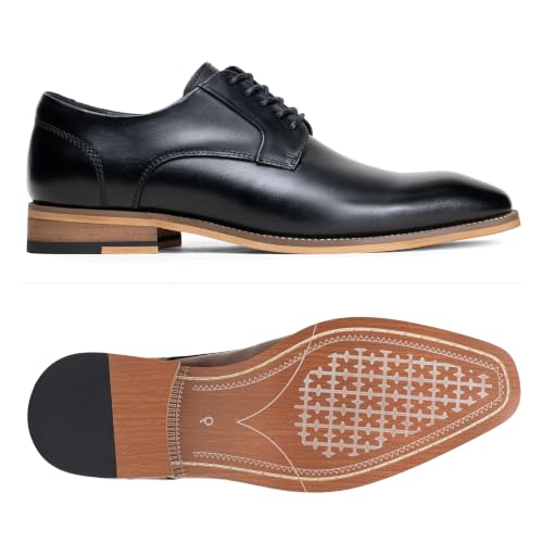 Image of Jousen Mens Dress Shoes Leather Oxford Classic Shoes Formal Business Dress Shoes for Men