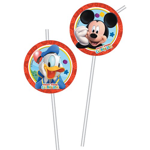 amscanMickey Mouse Drinking Straws